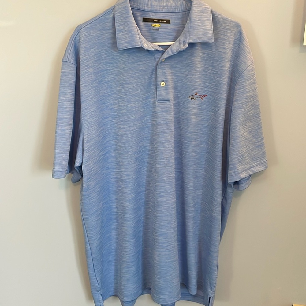Greg Norman “play dry” short sleeve polo